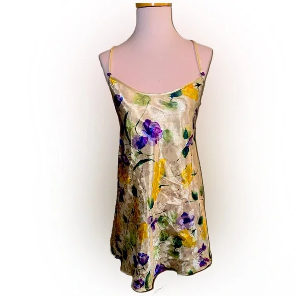 Vintage | Dresses | Vintage Jacquard Slip Dress | Poshmark